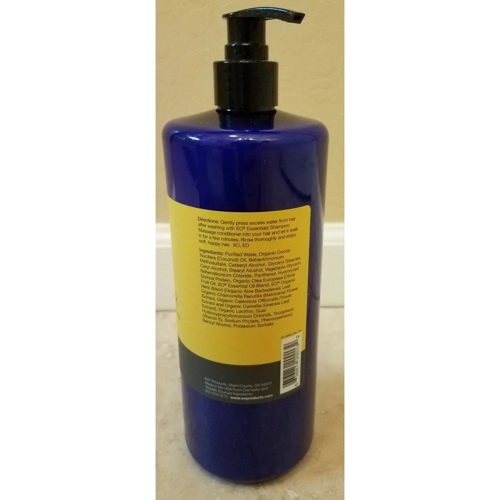 EO‎ Essentials Clarifying Hair Conditioner LEMON + TEA TREE Oils 32oz New